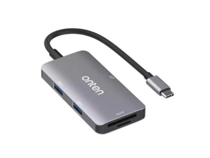 ADAPTATEUR TYPE C TO HDMI/VGA+SD/TF+02USB+JACK 3.5+TYPE OTN 91182