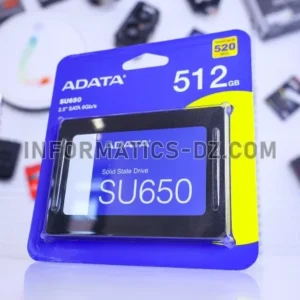 ADATA SU650 512GB SSD Read/Write 520/450 MB/s