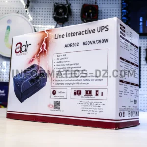 ADR202 UPS – 650VA/390W – 6 PRISES  + 2 USB
