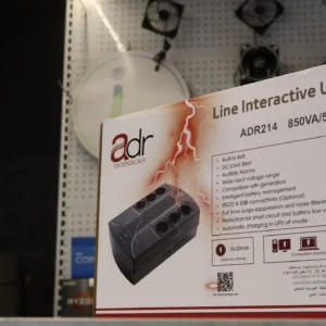 ADR214 UPS – 850VA/510W – 6 PRISES  + 2 USB