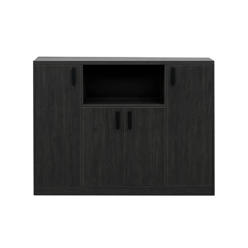 Armoire de Base TIMGADE – Meuble de Rangement Bureau en Bois Mélaminé – Image 2