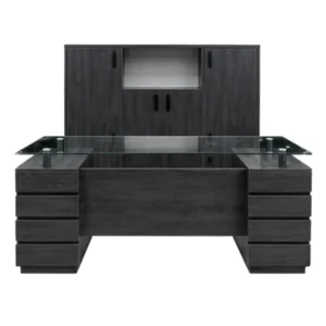 Bureau de Direction Odesk Timgade 1M40 / 1M60 – Ensemble Complet avec Retour, Bahut et Caisson