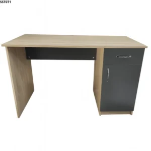 Bureau ST01 – 1,20 m avec 1 Tiroir et Rangement Portière
