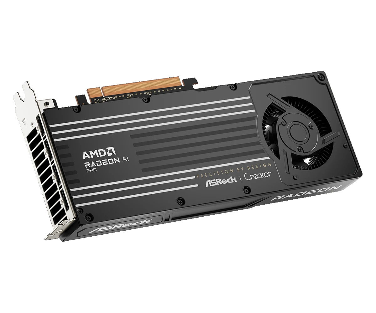 Carte Graphique ASRock – AMD Radeon AI PRO R9700 Creator 32GB – Image 3