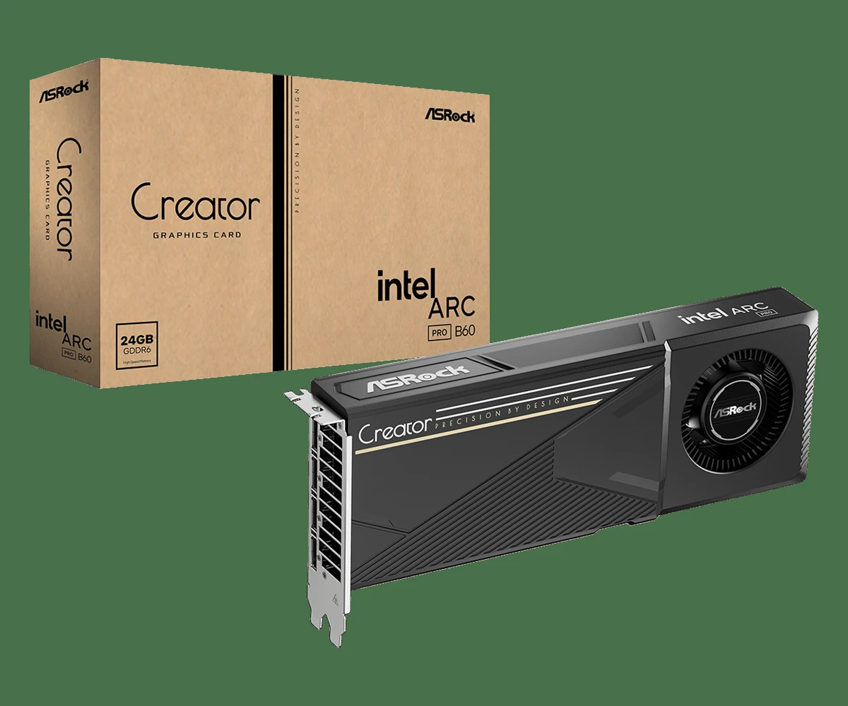 Carte Graphique ASRock – Intel Arc Pro B60 Creator 24GB