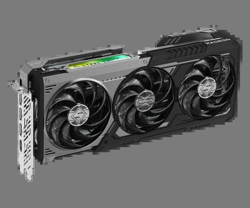 Carte Graphique ASRock – RX9070XT 8GB STEEL LEGEND DARK – Image 6