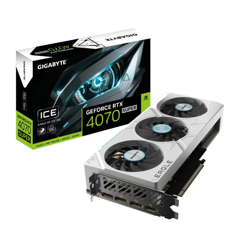 Carte Graphique GIGABYTE GeForce RTX 4070 SUPER EAGLE OC ICE 12G – Image 2