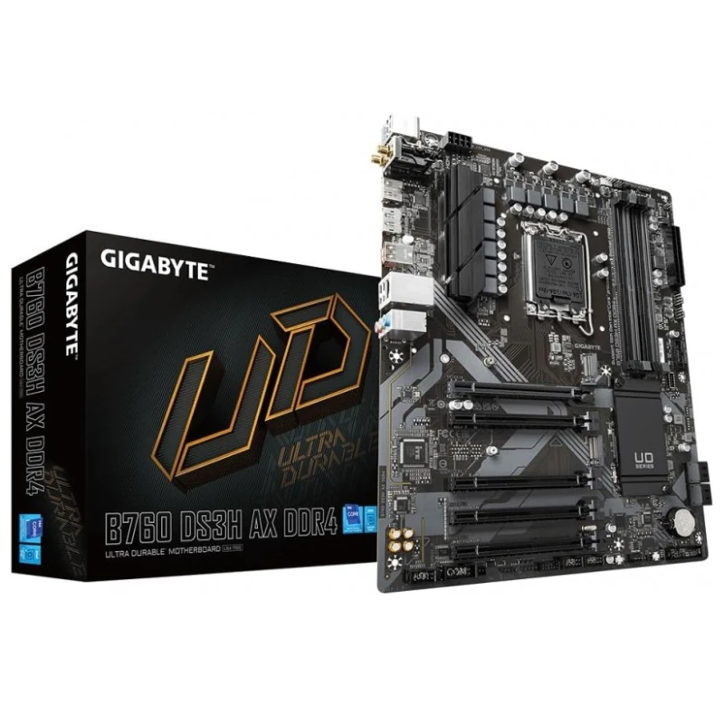 Carte Mère GIGABYTE B760 DS3H AX – Socket LGA1700, Intel 12e/13e/14e Gen, Wi-Fi 6 – Image 2