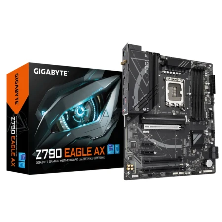 Carte Mère GIGABYTE Z790 EAGLE AX – Intel 12ᵉ/13ᵉ/14ᵉ Gén, DDR5, Wi-Fi 6E