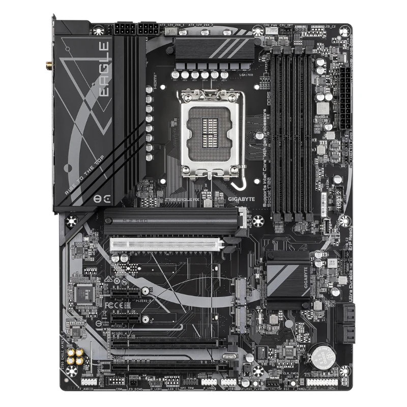Carte Mère GIGABYTE Z790 EAGLE AX – Intel 12ᵉ/13ᵉ/14ᵉ Gén, DDR5, Wi-Fi 6E – Image 4