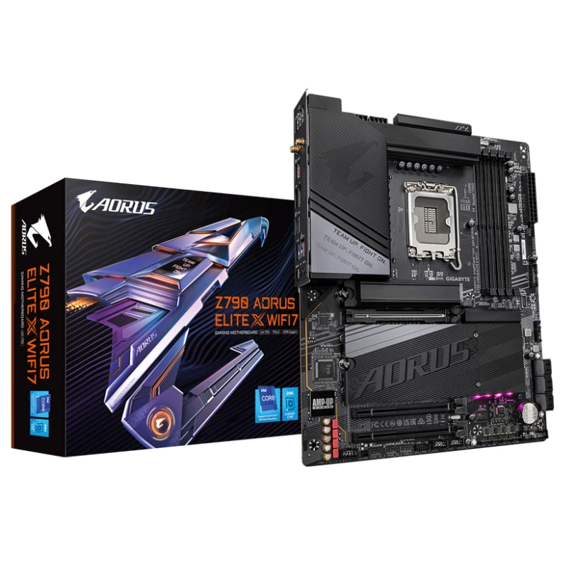 Carte Mère Z790 AORUS ELITE X WIFI7 – Intel 13e/14e Gén., Wi-Fi 7, DDR5, PCIe 5.0 – Image 2