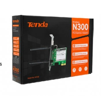 CARTE WIFI PCI EXPRESS N300 TENDA W322E