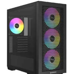 CASE RAIDMAX X605B BLACK 3*140MM ARGB + 120MM