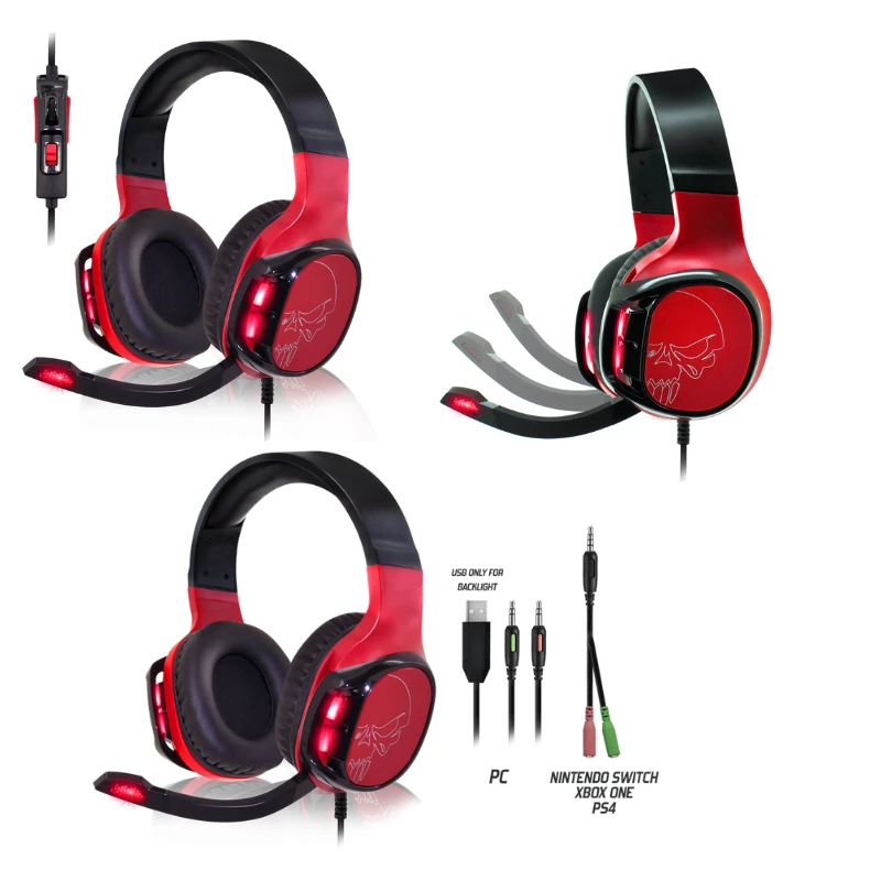Casque Gamer Filaire SPIRIT OF GAMER ELITE-H60 – Jack 3.5 mm, Micro Omnidirectionnel, Multi-plateforme – Image 3