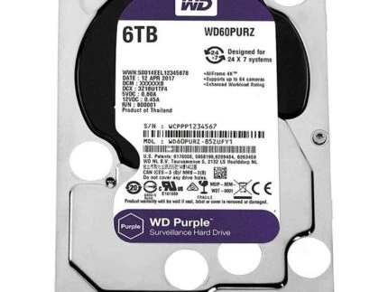CAVIAR PURPEL 06TB SC HA710 WD 5400TR/ SURVEILLANCE HARD DRIVE