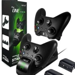 CHARGEUR MANETTE XBOX ONE +2 BATTERIE SND-400 FOR ONE  SLIM X MIMD MICRO USB CABLE