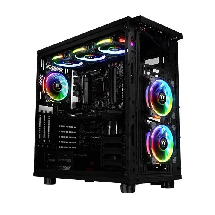 Cooling THERMALTAKE – Riing Plus 12 RGB Radiator Fan Lumi Plus TT Premium Edition Combo Kit – Image 2
