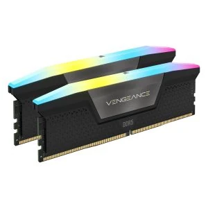 Corsair Vengeance RGB DDR5 32 Go (2 x 16 Go) 6000 MHz CL38 1.35V – Noir