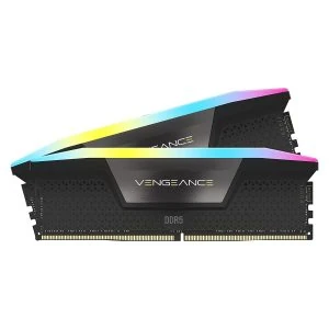 Corsair Vengeance RGB DDR5 32 Go (2 x 16 Go) 6400 MHz CL36 – Noir