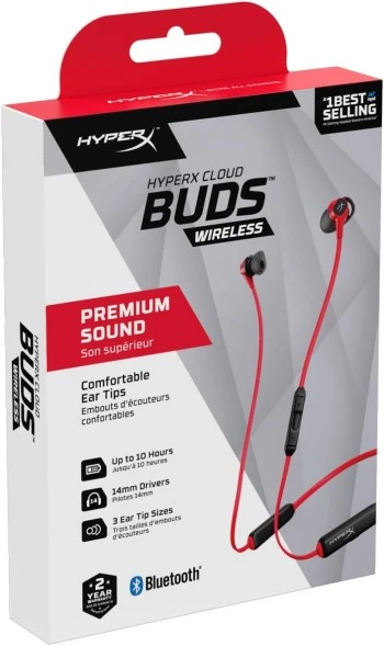 EARPHONE GAMING HYPER X CLOUD BUDS WIRELESS