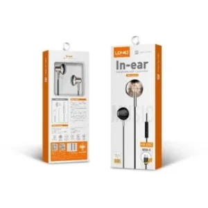 ECOUTEUR FILAIRE TYPE-C LDNIO HP09C BLACK/GOLD