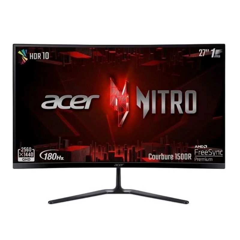 Écran Gaming ACER Nitro ED270U 27" WQHD Incurvé 180Hz 1ms FreeSync Premium HDR10 – Image 2