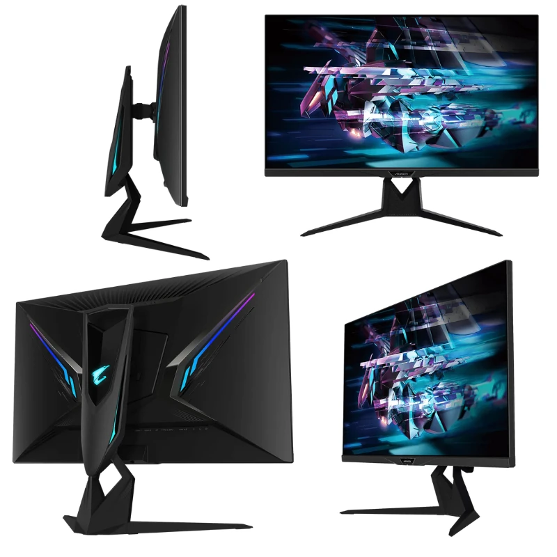 Écran Gaming AORUS FI32U – 31.5", 4K UHD, 144 Hz, HDR400, FreeSync Pro, RGB Fusion – Image 4
