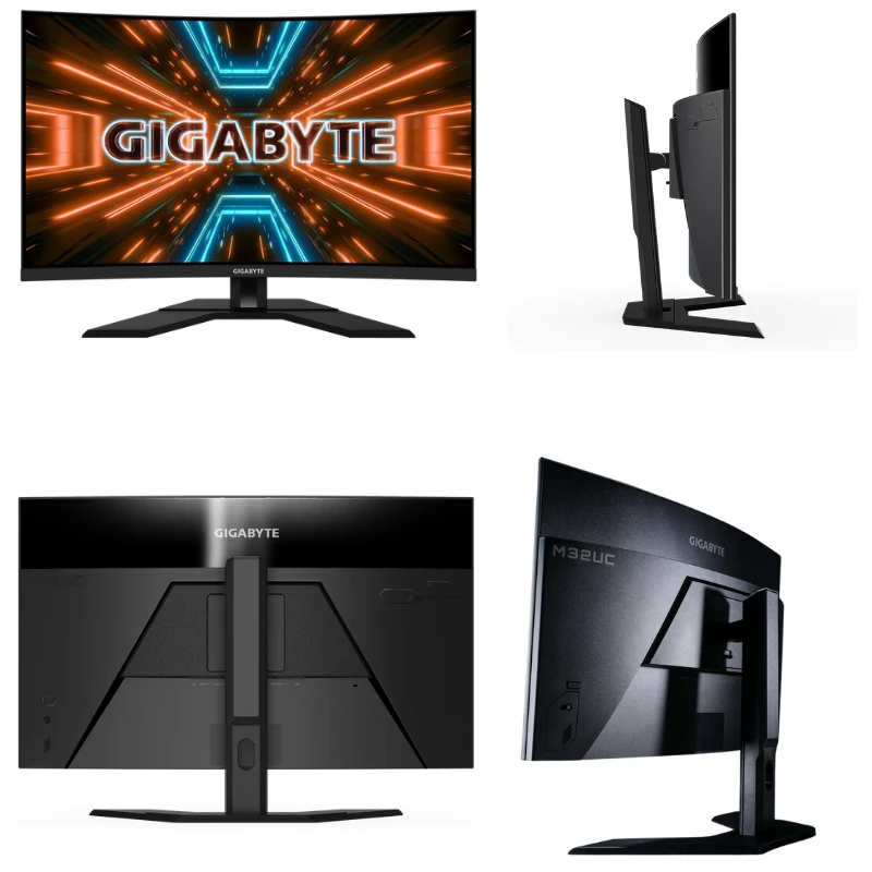 Écran Gaming GIGABYTE M32UC – 32", 4K UHD, 160 Hz, HDR400, VA incurvé, FreeSync Pro, USB-C – Image 4