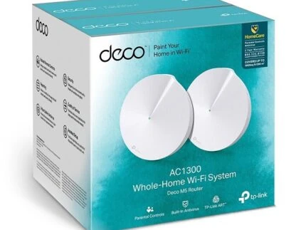 EXTENDER WIFI TP-LINK DECO-M5 2PACK ROUTEURS 260M*2 COUVERTURE WIFI 2PORTS GIGABIT