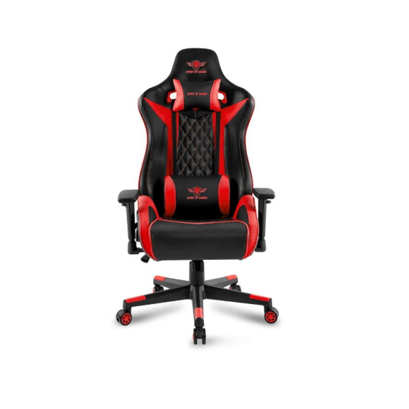 Fauteuil Gaming CRUSADER Rouge en Similicuir – Image 2