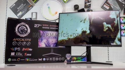 GAME REVOLUTION APOCALYPS 27” 240Hz IPS 2K ROTATIF RGB Gaming Monitor