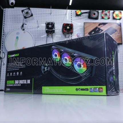 GAMEMAX IceBurg 360 Digital CPU Cooler BLACK/WHITE