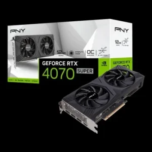 GPU NVIDIA PNY RTX 4070 SUPER LED 12 GO OC GDDR6X