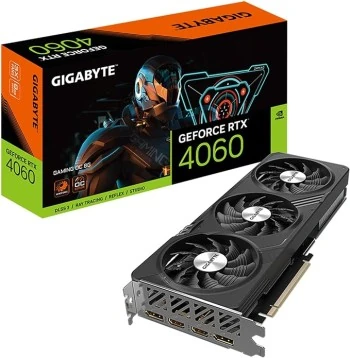 GPU NVIDIA RTX 4060 8GB GIGABYTE GAMING OC GDDR6