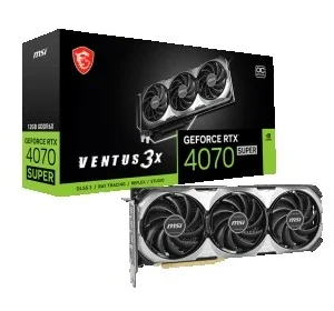 GPU NVIDIA RTX 4070 SUPER MSI VENTUS X 3 FANS 12GB OC