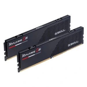 G.Skill RipJaws S5 64 GB (2 x 32 GB) DDR5 6000 MHz CL36 XMP- Low Profile  Black