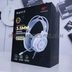 Havit H2049D 3.5 mm Gaming Headphone – Wired RGB Stereo Headset with Mic
