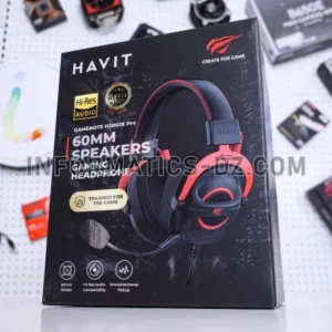 HAVIT HV-H2002E Pro Gaming Headset – High Magnetic, 60mm Drivers, For PS5, PS4, XBOX