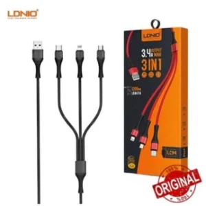 Ldnio LC94 Câble 3en1 Android Iphone Type C – Original