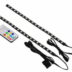 LED STRIP Adressable RGB 5V+ télécommande RAIDMAX 60cm (2x30cm) RAIDMAX LD-602