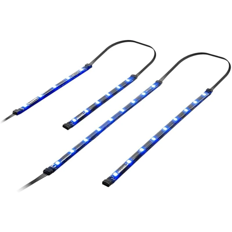 LightFlow Blue – Kit LED Magnétique pour Boîtier PC, Éclairage Bleu Puissant – Image 3