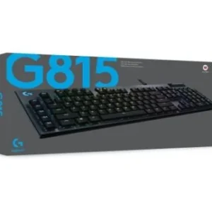 LOGITECH MECHANIQUE SANSFIL G815 LIGHTSPEED RGB BLACK