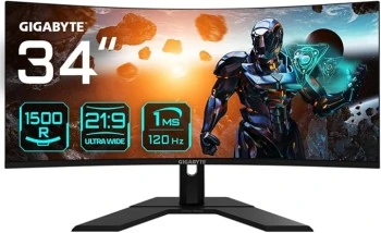 MONITOR GIGABYTE 34P GS34WQC VA/120HZ/1MS/2K/CURVED/WIDE