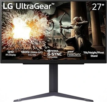 MONITOR LG GS75Q-B 27P 2K/180HZ / 1MS