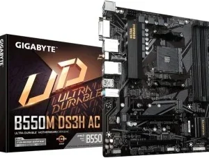 MOTHERBOARD AMD AM4 GIGABYTE B550DS3H AC  (rev. 1.4)