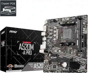 MOTHERBOARD AMD MSI A520M-A PRO