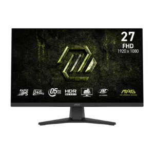 MSI 27″  MAG 272F X24 Full HD Rapid IPS 0.5 ms – 240 Hz – HDR – FreeSync Premium – DisplayPort/HDMI