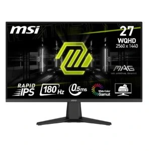 MSI 27″ MAG 275QF  2k RAPID IPS 16/9 180 Hz / 0,5 ms 101% sRGB , AMD FreeSync, HDR Ready