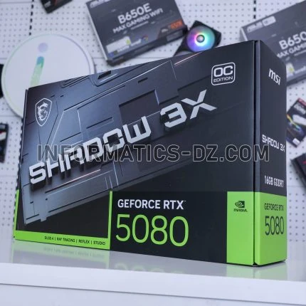 MSI GeForce RTX™ 5080 16G SHADOW 3X OC Graphics Card