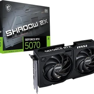 MSI NVIDIA GeForce RTX 5070 12G Shadow 2X OC Carte Graphique – 12 Go